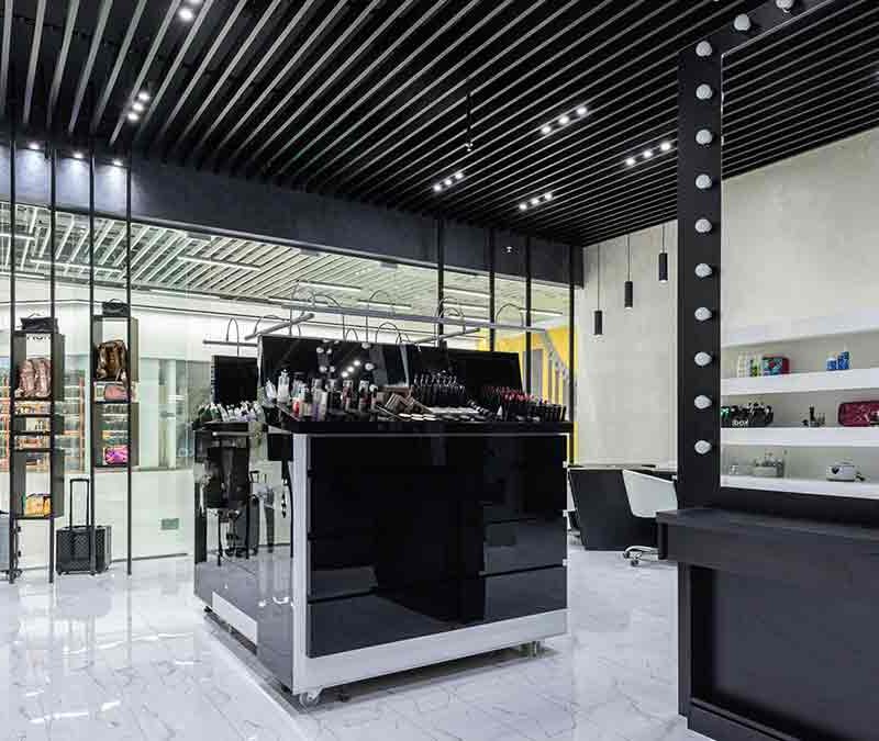 commercial painting of store